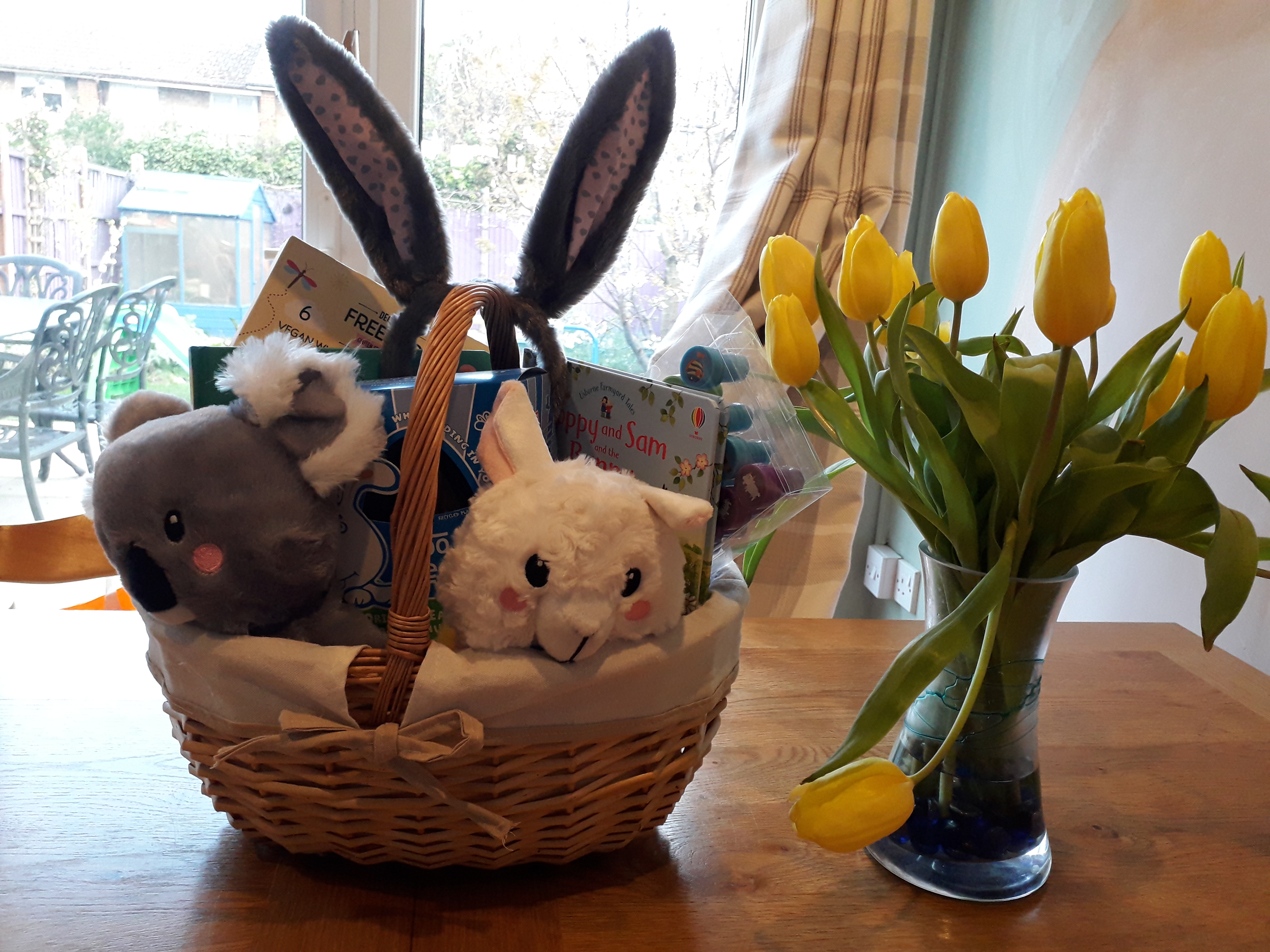 Vegan Easter Basket Ideas and Easter Egg Hunt