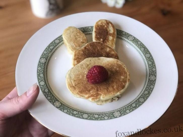 Bunny Shaped Easter Pancakes